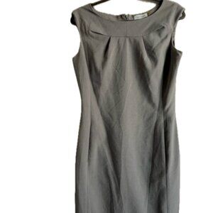 NWT Calvin Klein Sleeveless Sheath Dress - Sophisticated Gray, Size 6